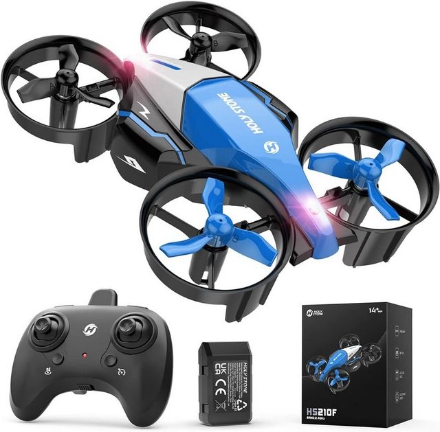 HOLY STONE Drohne (HD, Mini Drohne Kinder RC Quadrocopter Renn Flugmodus LED-Licht 3D-Flip)