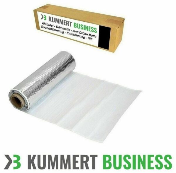 Kummert Business Alubutyl Dämmmatte Anti Dröhn Matte DSM Bitumen-Ersatz PKW KFZ Auto-Lautsprecher