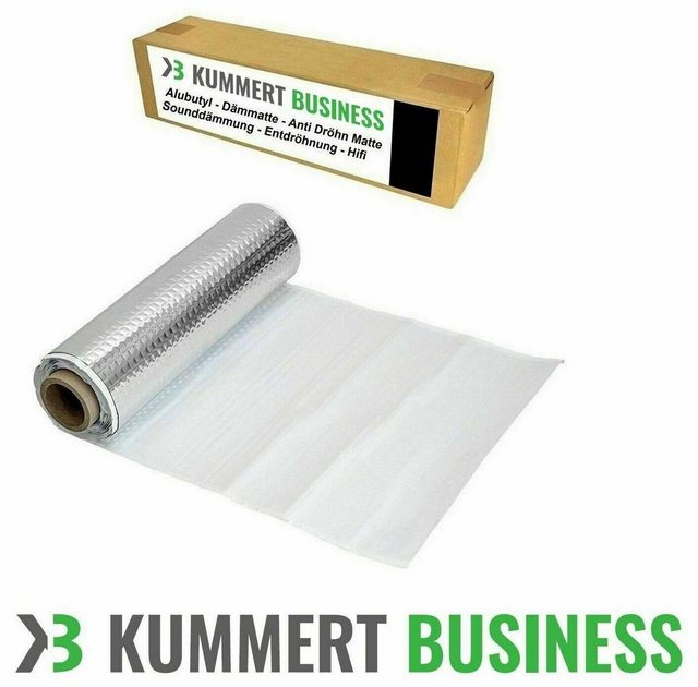 Kummert Business Alubutyl Dämmmatte Anti Dröhn Matte DSM Bitumen-Ersatz PKW KFZ Auto-Lautsprecher