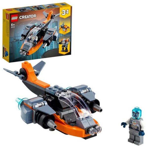 LEGO® Konstruktions-Spielset LEGO 31111 Creator - Cyber-Drohne