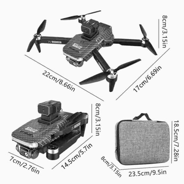 MDHAND 8K Drohne Dual-Kamera Drohne (Set, 5G Mapping, bürstenloser Strom)