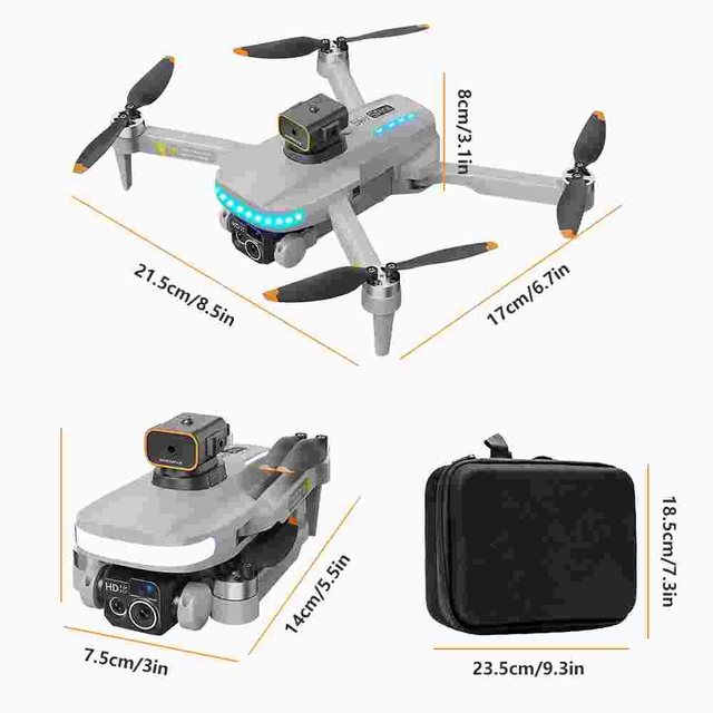 MDHAND 8K Dual Kamera Drohne Weiß Drohne (Set, 0x-Zoom, bürstenloser Antrieb)