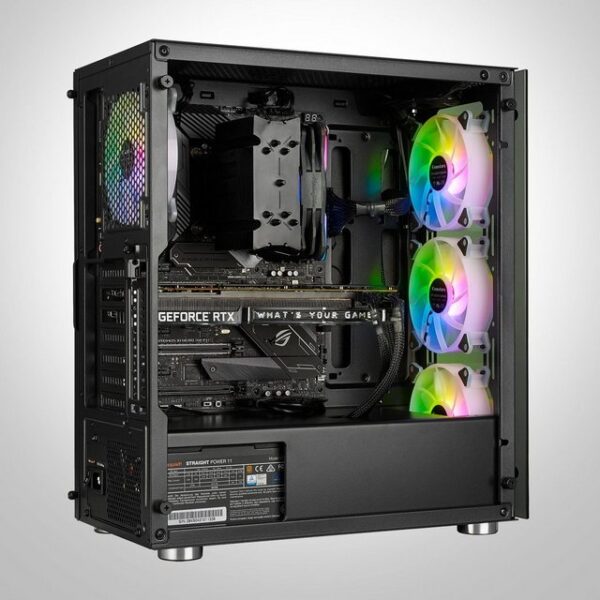 Memory PC Gaming-PC-Komplettsystem (24,00", AMD Ryzen 5 5600G, Radeon Onboard Graphics, 16 GB RAM, 500 GB SSD, Windows 11, 24' Monitor Samsung C24F390FHR, Gaming Set)