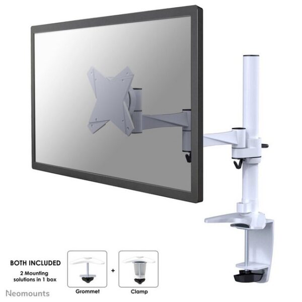 Neomounts by Newstar Neomounts FPMA-D1330WHITE 1fach Monitor-Tischhalterung 25,4 cm (10) - Monitor-Halterung