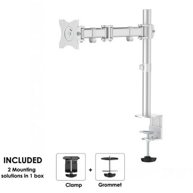 Neomounts by Newstar Neomounts NM-D135SILVER 1fach Monitor-Tischhalterung 25,4 cm (10) - 7 Monitor-Halterung