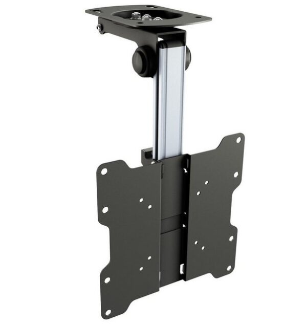 RICOO D0122 TV-Deckenhalterung, (bis 33 Zoll, für Decke Dachschräge drehbar klappbar schwenkbar Monitor Deckenhalter)