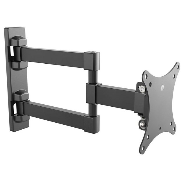 RICOO S7711 TV-Wandhalterung, (bis 27 Zoll, schwenkbar neigbar ausziehbar Monitor Wand Halter VESA 100x100)