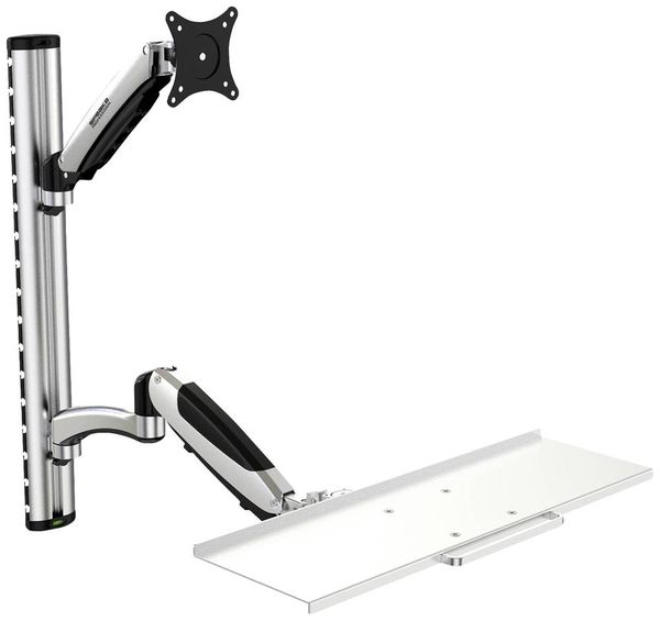 SpeaKa Professional SP-MM-730 1fach Monitor-Wandhalterung 43,2 cm (17") - 81,3 cm (32") Höhenverstellbar, Neigbar+Schwenkbar, Drehbar