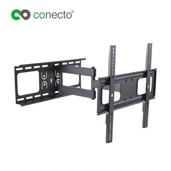 conecto TV Wandhalter für LCD LED Fernseher & Monitor TV-Wandhalterung, (bis 52 Zoll, neigbar, schwenkbar)