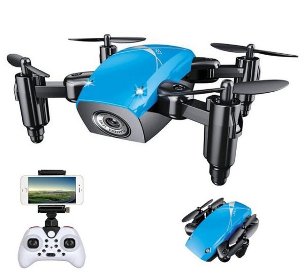 efaso RC-Quadrocopter S9W Mini RC Drohne - WiFi Kamera / 6-Achsen-Gyro / 3-Speed-Stufen, One-Key-Return / Auto. Start&Landen / Headless Mode / Höhe-Halten /