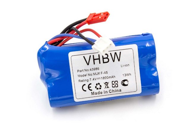 vhbw Akku Ersatz für Revell 24056, 2406, 43986, 440704 für Modellbau Drohne (1800mAh, 7,4V, Li-Ion) 1800 mAh