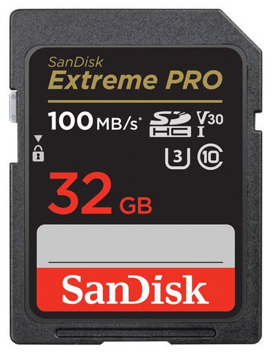 Extreme Pro SanDisk SDHC-Karte U 3 UHS-I Lesen/Schreiben 100MB/sec