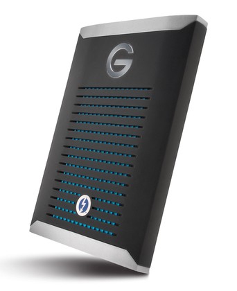 Atemberaubende Geschwindigkeit. Gnadenlose Leistung. Mit Hochgeschwindigkeitsübertragungsraten von bis zu 2800MB/s kann das G-DRIVE PRO SSD bis zu 1TB an Inhalten in sieben