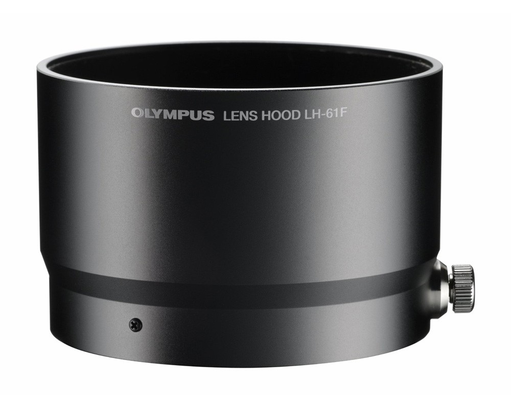 Die LH-61F ist eine speziell für das Olympus M.Zuiko Digital ED 75mm 1:1:8 Objektiv entwickelte Sonnenblende und kann montiert werden