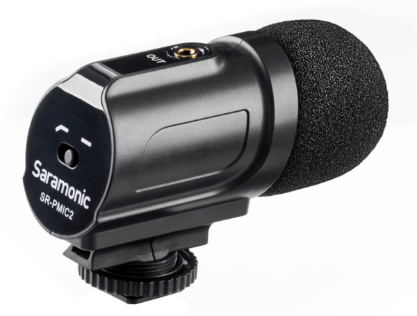 Das Saramonic SR-PMIC2 ist ein leichtes Stereo-Kondensatormikrofon