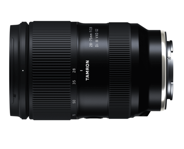 Tamron 28-75mm 2.8 Di III VXD G2 für Sony E-Mount Das 28-75mm F/2.8 Di III VXD G2 ist der Nachfolger des 28-75mm F/2.8 Di III RXD (Modell A036). Die Weiterentwicklung des