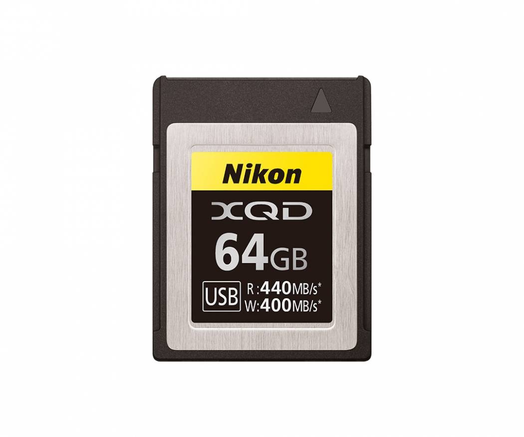 Nikons 64-GB-XQD-Speicherkarte MC-XQ64G wurde für professionelle Fotografen und Videografen entwickelt. Sie bietet optimale Unterstützung für High-End-D-SLRs und spiegellose