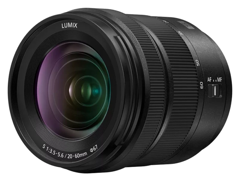 LUMIX S 20-60mm / 3.5-5.6 - variables Weitwinkelobjektiv Das vielseitige Zoom ermöglicht Aufnahmen mit 20mm Ultra-Weitwinkel- bis zur Normalbrennweite. Das Objektiv besticht