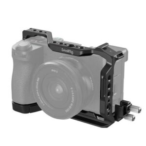 Produktmerkmale • All-in-One Vollcage schützt die Kamera • Ein zusätzlicher Gelenkarm am Batteriefach passt sich der Kamerakurve an und verbessert das Griffgefühl •