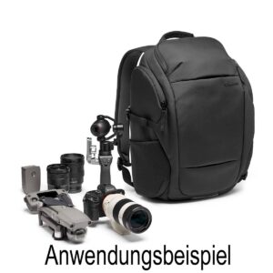 Alltagstauglicher Kamera- und Laptop-Rucksack für Fotoausrüstung und persönliche Dinge. Der Rucksack Advanced 3 von Manfrotto ist für DSLR