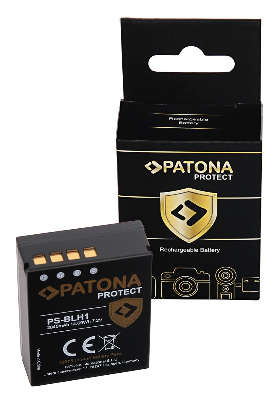 PATONA PROTECT Akku f. Olympus BLH-1 OM-D EM-1 Mark 2 EM-1 Mark II BLH-1 E-M1X Neu und exklusiv bei PATONA sind unsere Akkus der PROTECT-Serie. Diese zeichnen sich durch ein