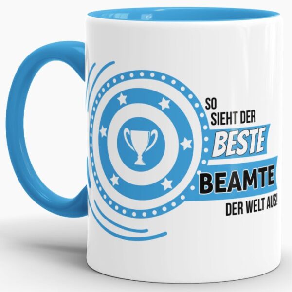 Hochwertiger Kaffeebecher mit Spruch als Geschenk für den Besten seines Berufes. So sieht der beste Beamte aus. Unsere Berufe-Tassen mit lustigem...