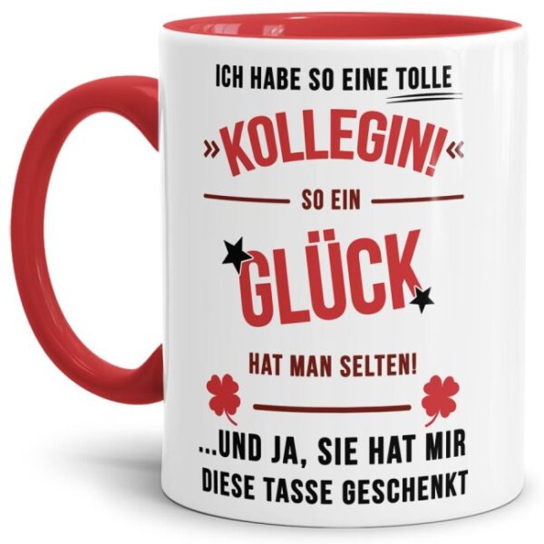 Spruchtasse als Geschenkidee für besten Kollegen und Kolleginnen. Eine kleine Aufmerksamkeit von der Kollegin zum Geburtstag