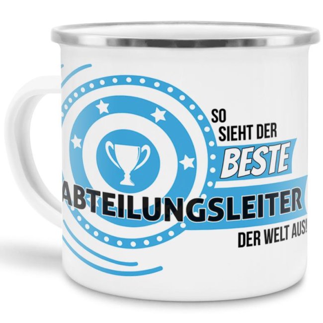 Berufe-Tasse mit lustigem Spruch - So sieht der beste Abteilungsleiter aus - ist eine ideale Geschenkidee passend zu jedem Anlass. Unsere...