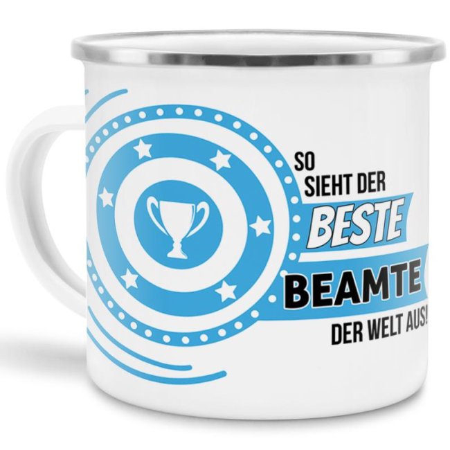 Berufe-Tasse mit lustigem Spruch - So sieht der beste Beamte - ist eine ideale Geschenkidee passend zu jedem Anlass. Unsere Berufe-Tassen bestehen...