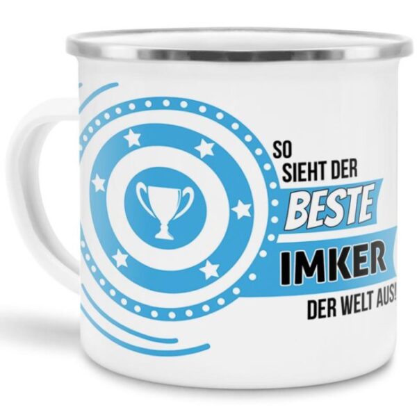 Berufe-Tasse mit lustigem Spruch - So sieht der beste Imker aus - ist eine ideale Geschenkidee passend zu jedem Anlass. Unsere Berufe-Tassen...