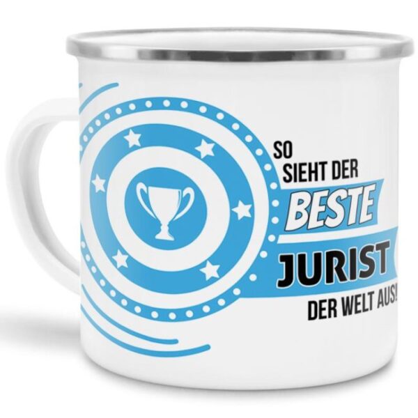 Berufe-Tasse mit lustigem Spruch - So sieht der beste Jurist aus - ist eine ideale Geschenkidee passend zu jedem Anlass. Unsere Berufe-Tassen...