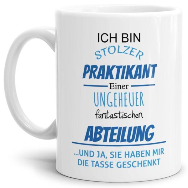 Du suchst eine lustige Geschenkidee für einen Praktikanten in Eurem Team