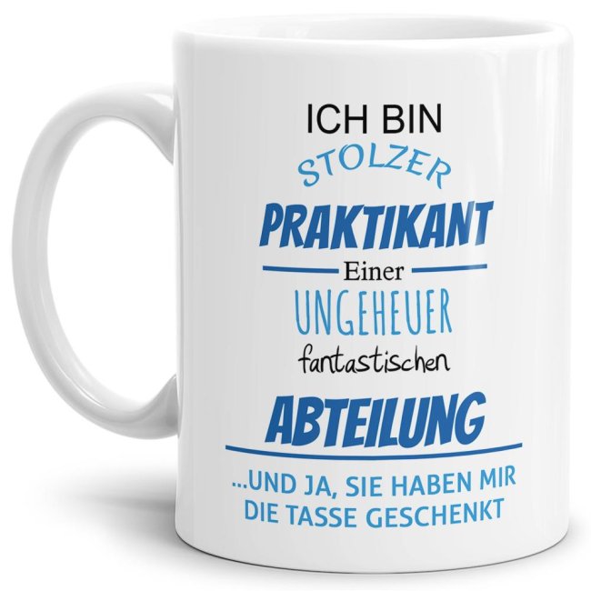 Du suchst eine lustige Geschenkidee für einen Praktikanten in Eurem Team