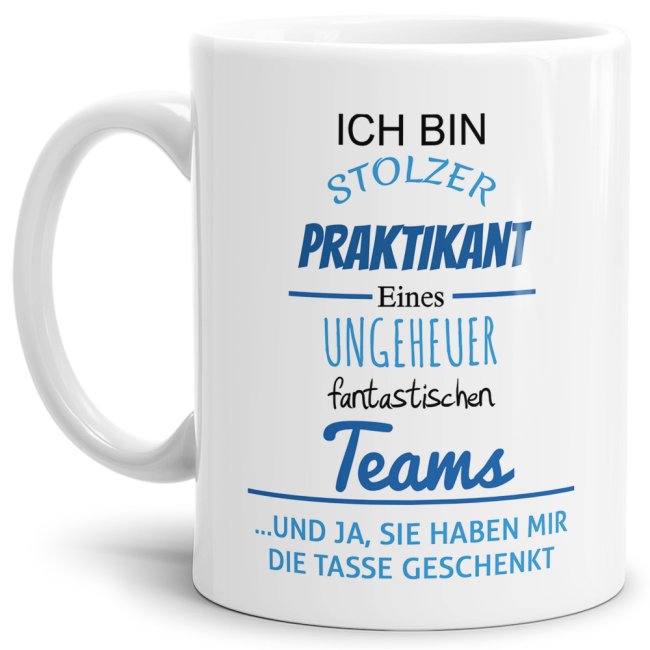 Du suchst eine lustige Geschenkidee für einen Praktikanten in Eurem Team