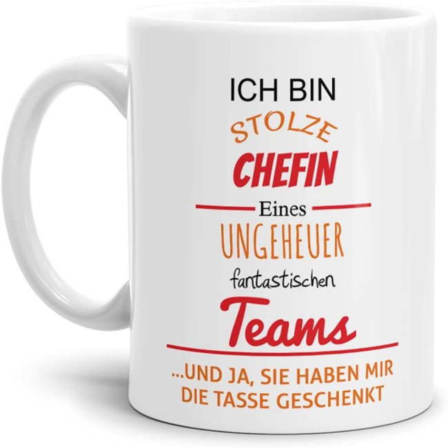 Du suchst eine lustige Geschenkidee für Deine Chefin