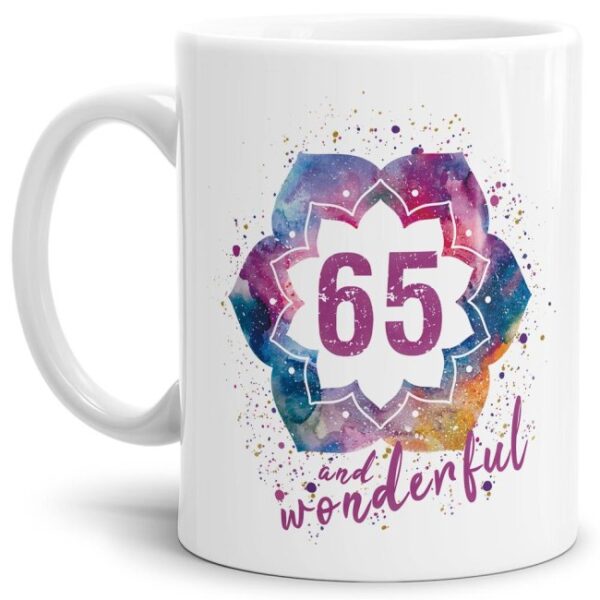 Tasse zum Geburtstag mit süßem Spruch - Wonderful - Persönliche Geburtstagstasse für die beste Freundin