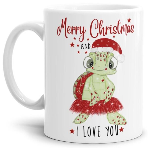 Weihnachtstasse - Merry Christmas and I love you - eine liebe Geschenkidee zur Adventszeit