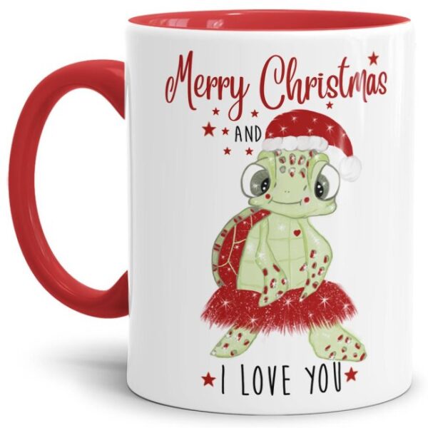 Weihnachtstasse - Merry Christmas and I love you - eine liebe Geschenkidee zur Adventszeit