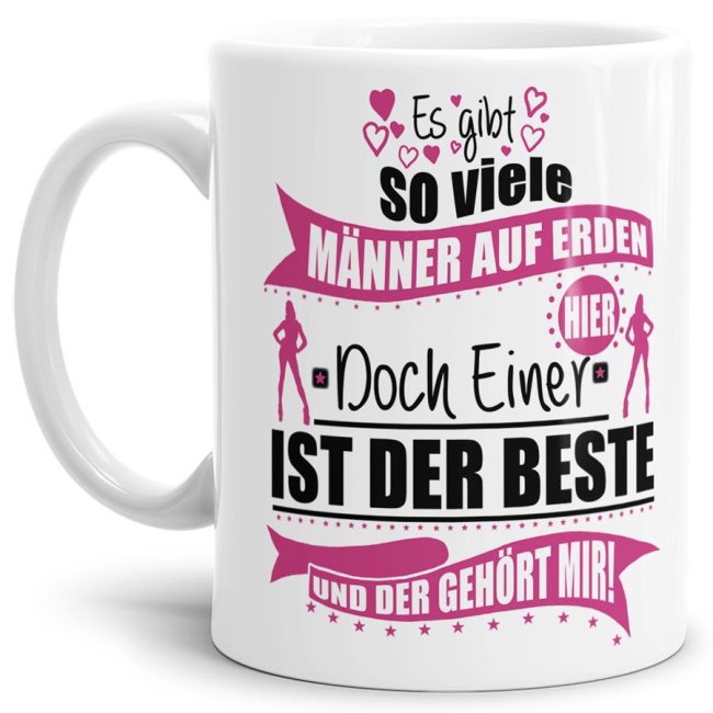 Besondere Spruchtasse als Partnergeschenk für Frauen und Männer