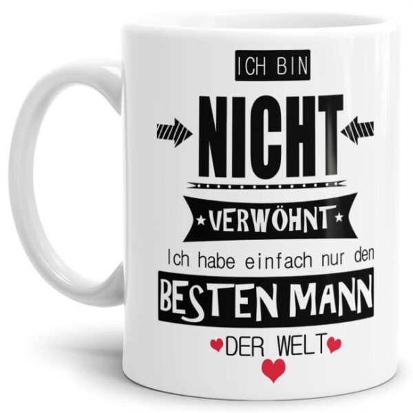 Besondere Spruchtasse als Partnergeschenk für Frauen und Männer