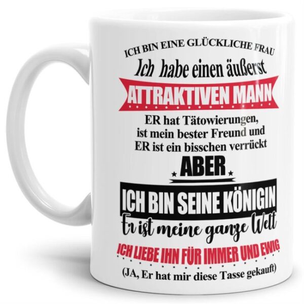 Besondere Spruchtasse als Partnergeschenk für Frauen und Männer