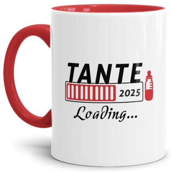 Tasse mit Ladebalken - endlich schwanger! Ein besonderes Geschenk zum Verkünden der Schwangerschaft. Ein tolles