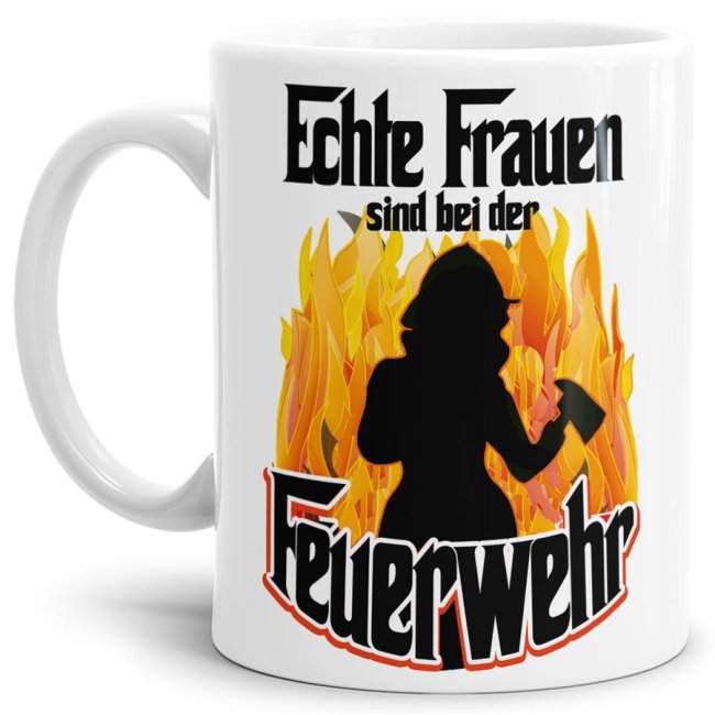 Feuerwehr-Tasse für Frauen