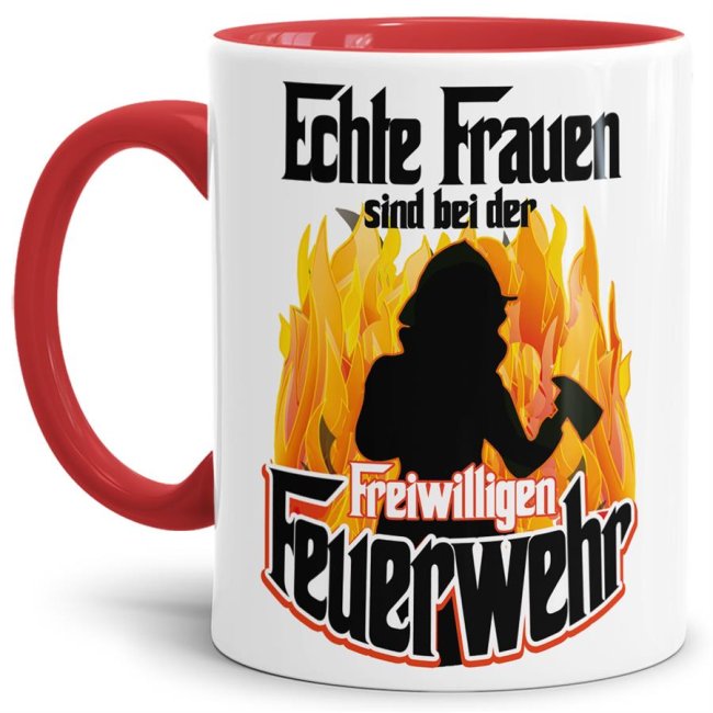 Feuerwehr-Tasse für Frauen