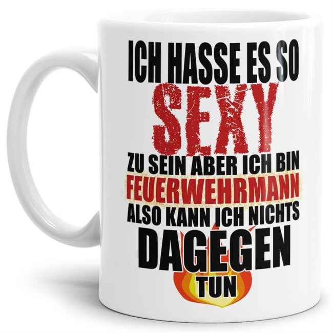 Feuerwehr-Tasse für Männer