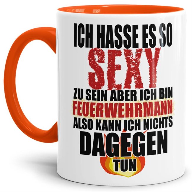 Feuerwehr-Tasse für Männer