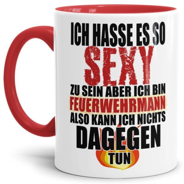 Feuerwehr-Tasse für Männer