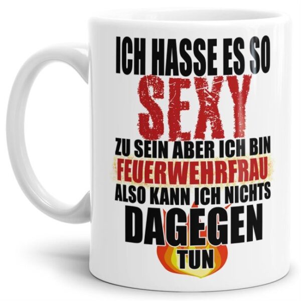 Feuerwehr-Tasse für Frauen