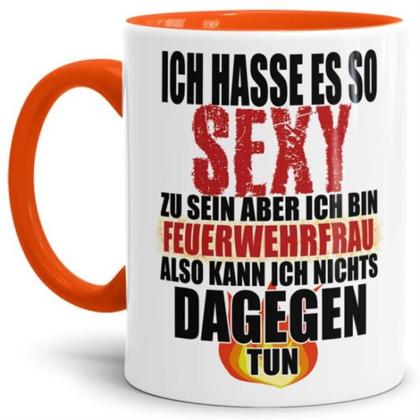 Feuerwehr-Tasse für Frauen