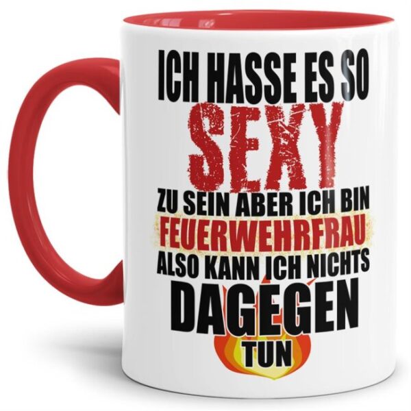 Feuerwehr-Tasse für Frauen